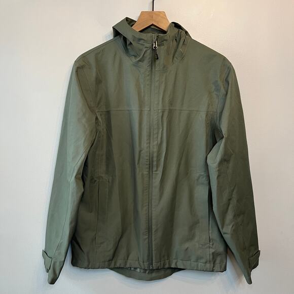 Swiss Tech Women's Full Zip Windbreaker Jacket Dark Green Size Small - Picture 1 of 9